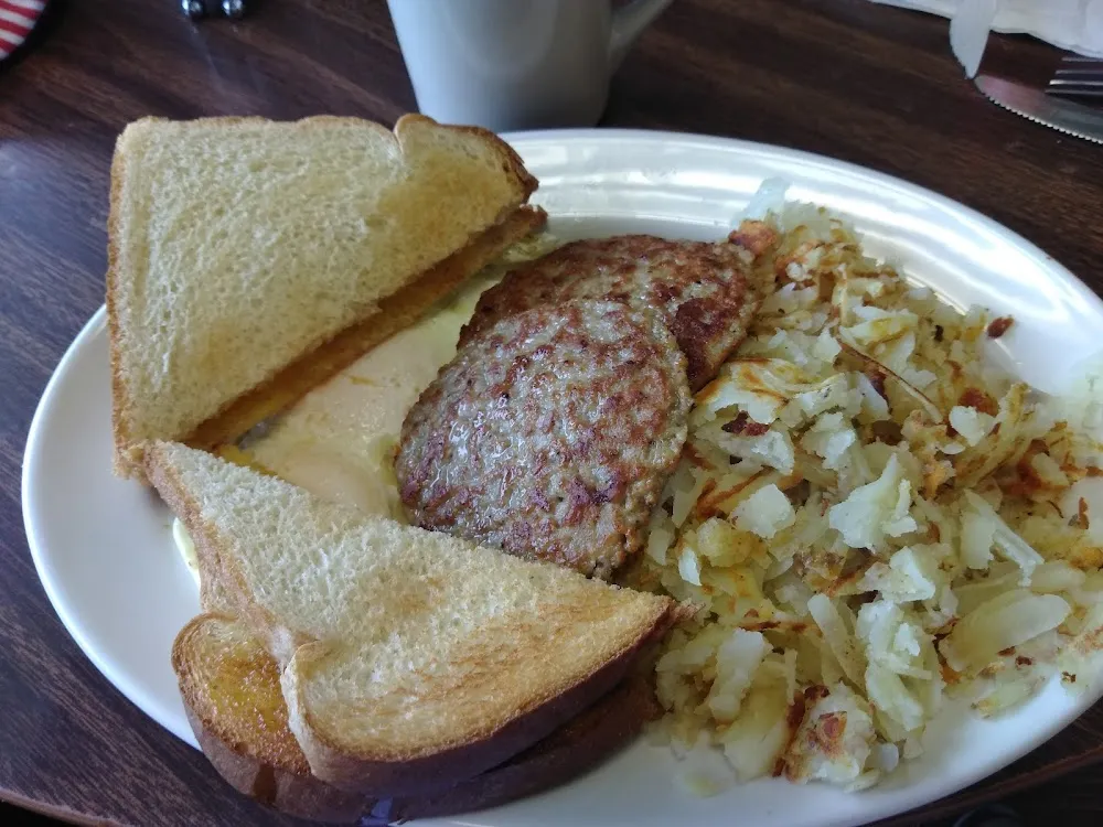 Eggs Hash Browns Sausage Patties