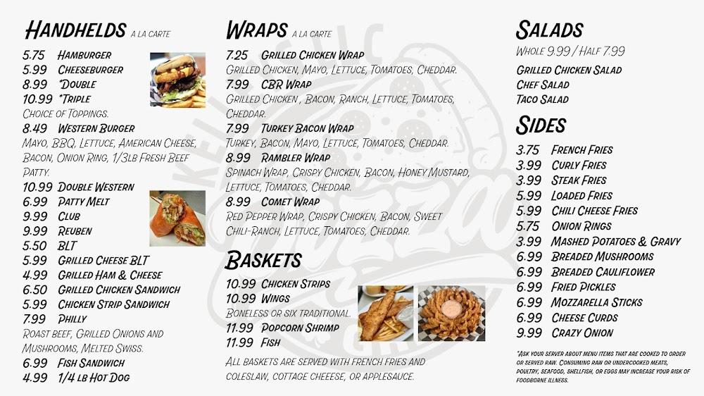 Kelley's Pizza & Grill Menu image 1