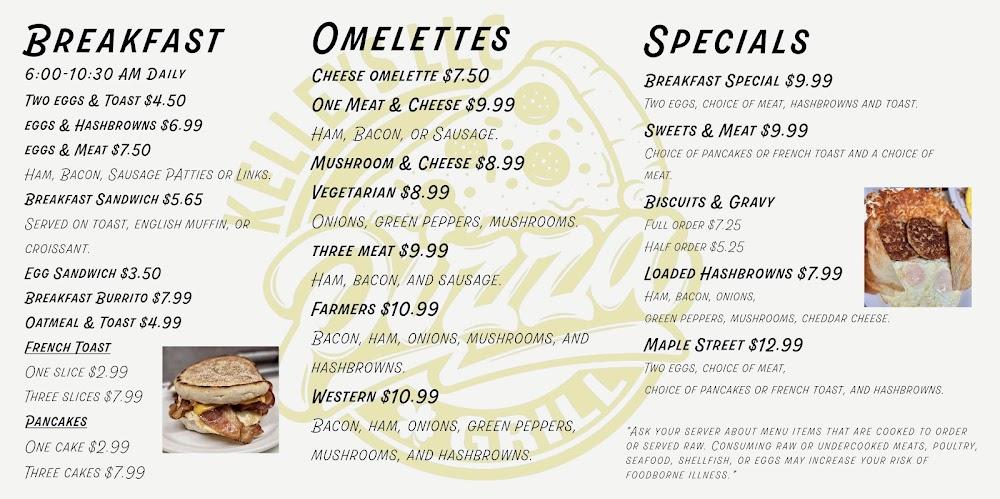 Kelley's Pizza & Grill Menu image 2